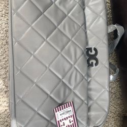 Grey Quilted Weekender Bag