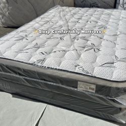 Mattress pillow top 🟢Queen $150 🟡Full $130 🟠Twin $120 🔴King $260 🔵Cal king $260 ☑️Delivery available $30🚚