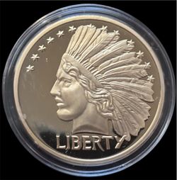 Coin USA.  Replica. Gold plated
