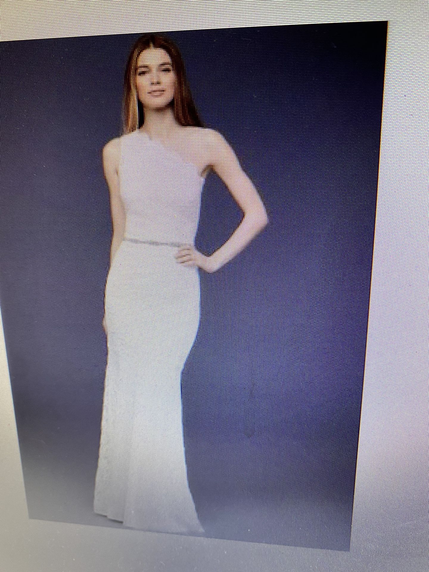 Davids Bridal White Wedding Dress