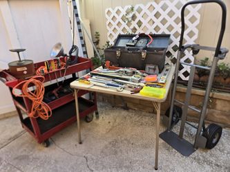 Many Tools With Shop Cart