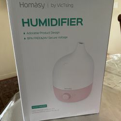 Brand New Humidifier HoMasy, By Vict Sing Tested Works Perfectly when you come ill fully test it for you 