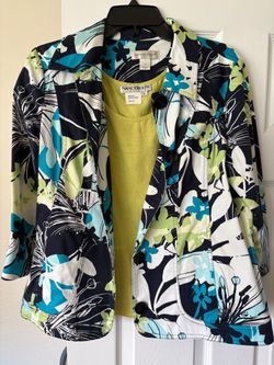 Blazer and Silk Shell