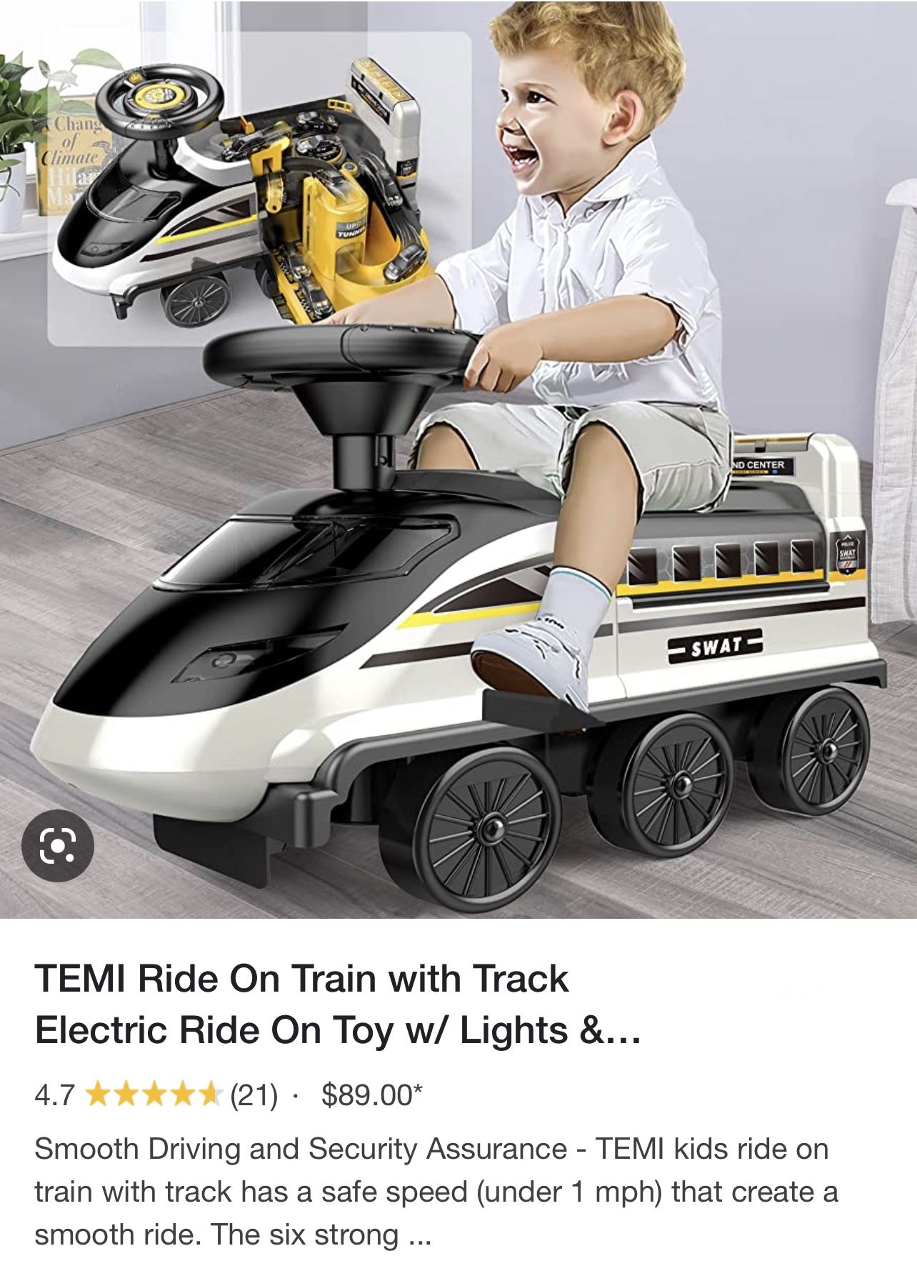 Ride On Toy Electric High-Speed Rail Ride On Train