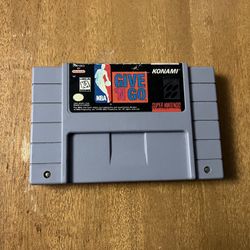 NBA Give and Go N’ Super Nintendo Entertainment System video game console cartridge SNES Basketball 
