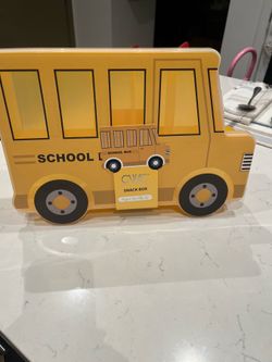 Yellow School Bus Snack Box