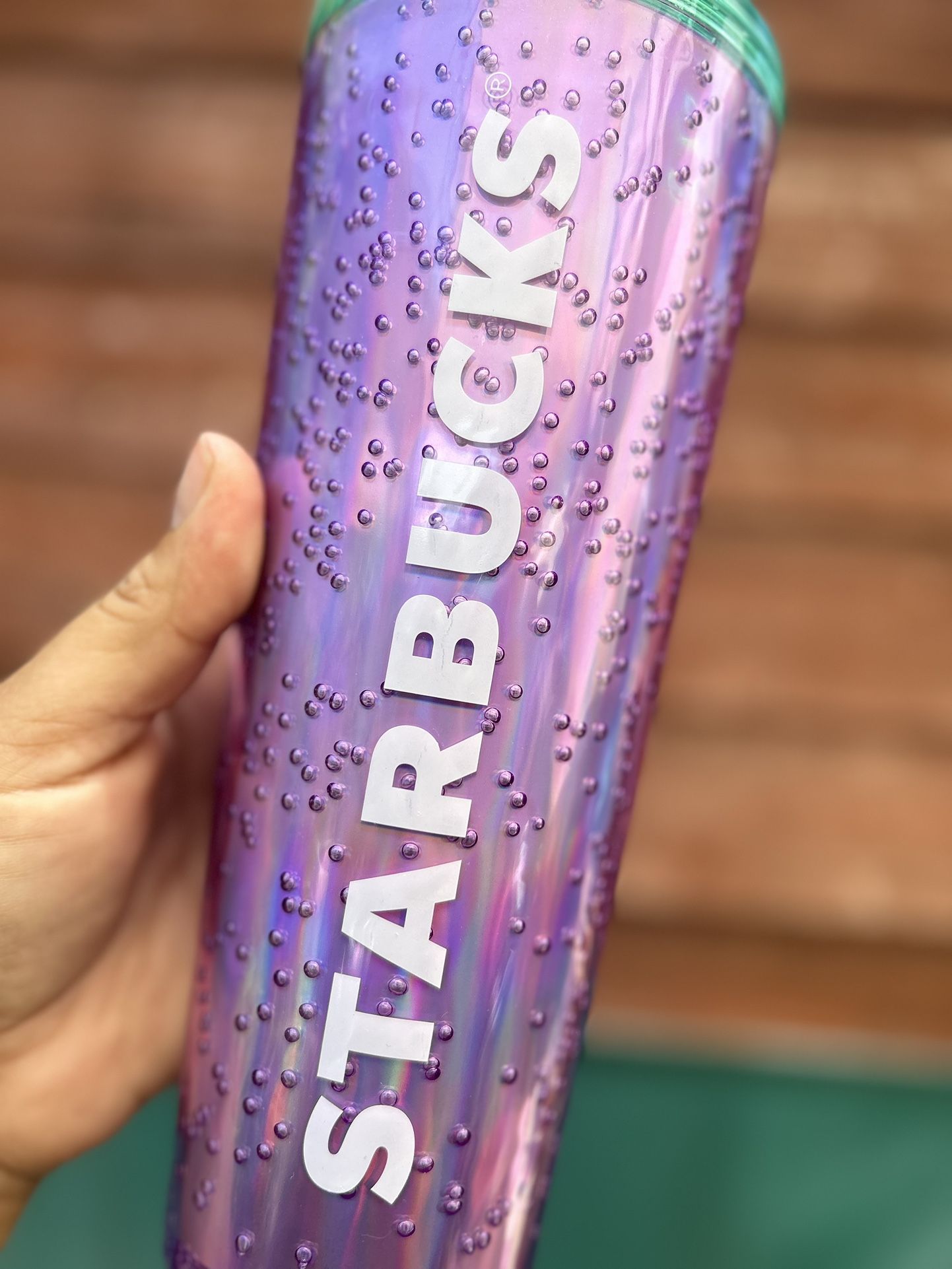  Starbucks Cold Cup Tumbler Venti 24 oz Summer 2022 (Purple  Bubble Emoji) : Toys & Games