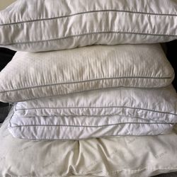 Free. Clean guestroom bed pillows. Washed.