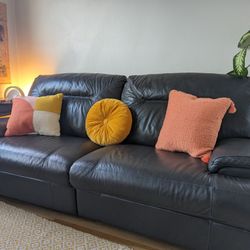 Genuine Leather Power Recliner Loveseat  In Seattle 