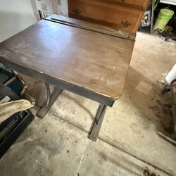 Vintage Industrial style student desk