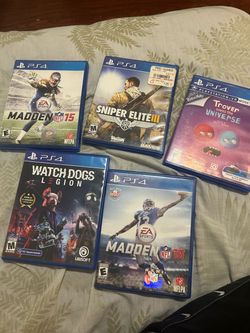 PS4 Games Bundle – Lot of 5
