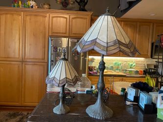 vintage Tiffany lamps