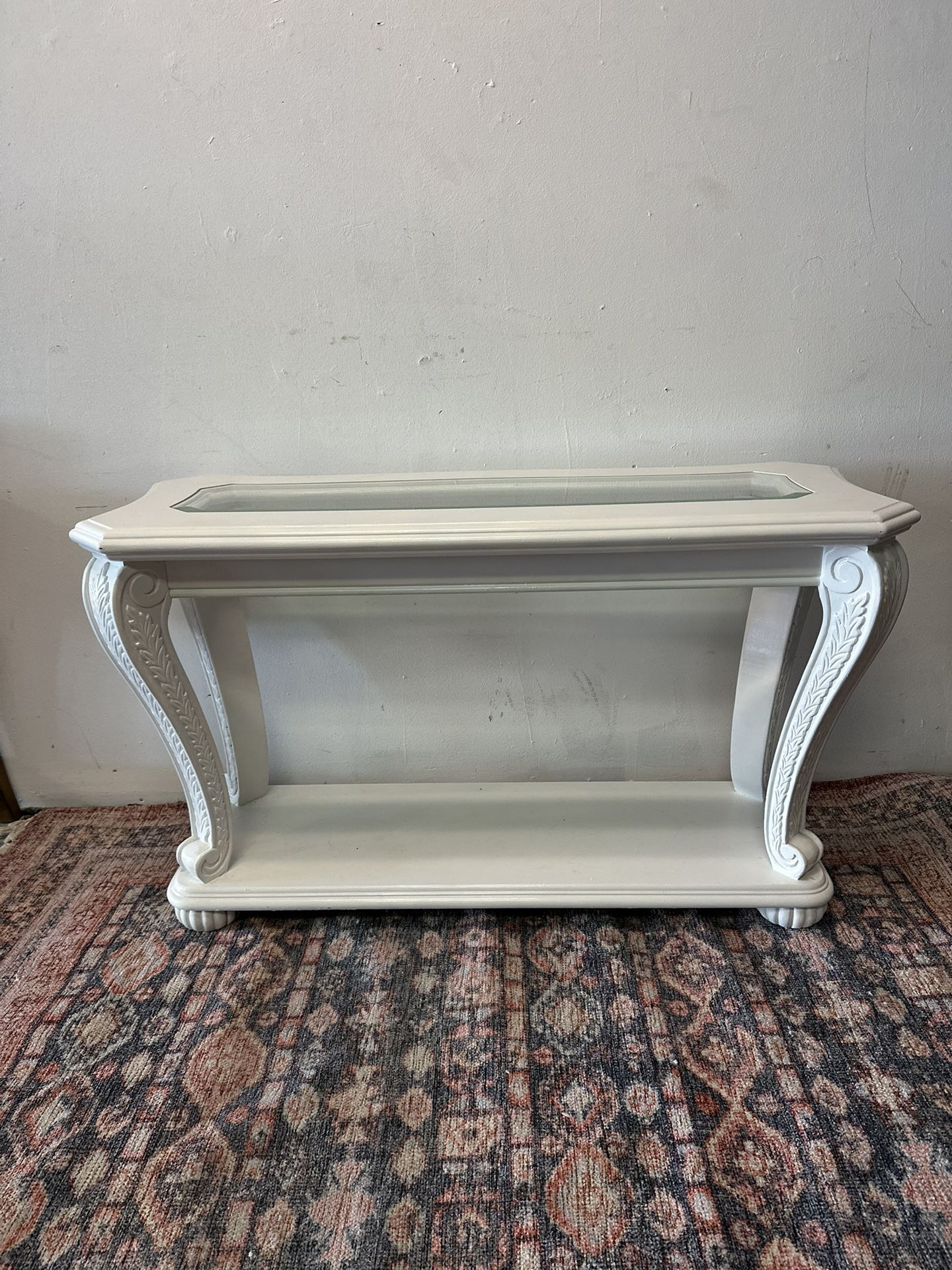 Modern White Sofa Table