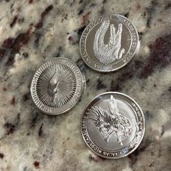 Silver Coins x3