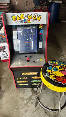Pac-Man Arcade1Up Cabinet with Stool