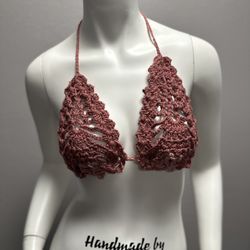 Crochet Pineapple Bikini top