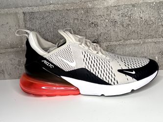 Nike Air Max 270 Light Bone Black Red Men’s Size 12 Running Sneakers