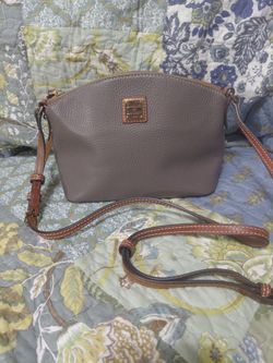 Taupe pebble grain leather Dooney And Bourke Penny Crossbody like new $75 obo