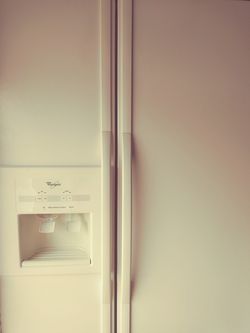 Whirlpool white refrigerator