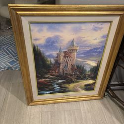 Gurdian Castle Thomas Kincade Signed And Numbered