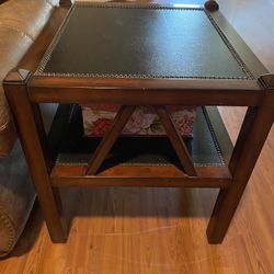 Living Room  Sectional, Recliner And End Table 