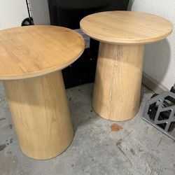 Wood End Tables