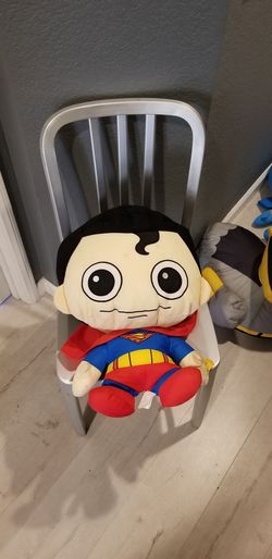 LOT OF 7 (SEVEN) DC COMICS MARVEL STUFFED DOLLS BABY SUPERMAN FLASH BATMAN GINGERBREAD TEDDY BEAR POLAR BEAR PANDA SUPERMAN