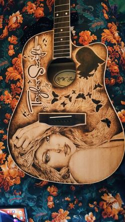 Amazing Custom Woodburn Guitar!!!!!