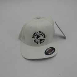 White baseball cap (66 pieces L/XL) FLEXFIT «Global Trading Institute» 