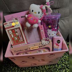 Hello Kitty Valentines Basket 💌