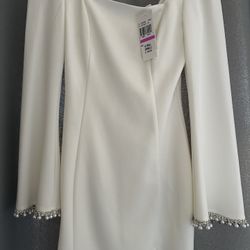 White Macys Dress 