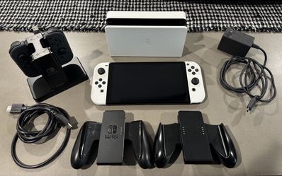 Nintendo Switch OLED White Bundle with Accessories