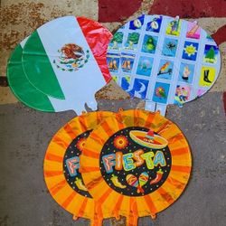 Mexican Party Balloons Fiesta Mexicana Globos Decoraciones Taco Balloons Sombrero Cactus Pinata