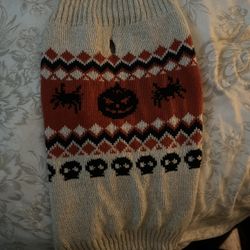 Halloween Themed Knit Sweater for pets