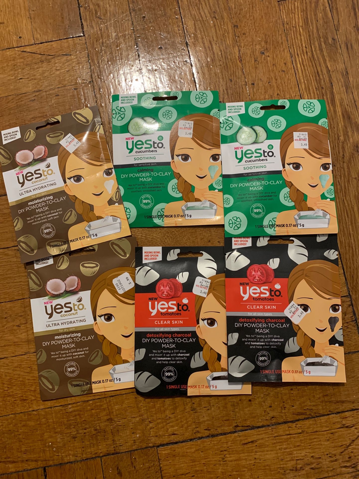 Yes to face mask $12