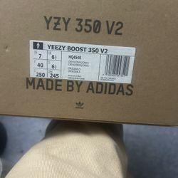 Black Yeezy Size 7 350 Boosts 