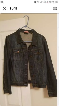 Women's New York and Company Denim Jean Jacket Large