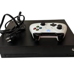 Xbox One X includes 1 Controller HDMI Cable And Power Cord (0 Games Included) 