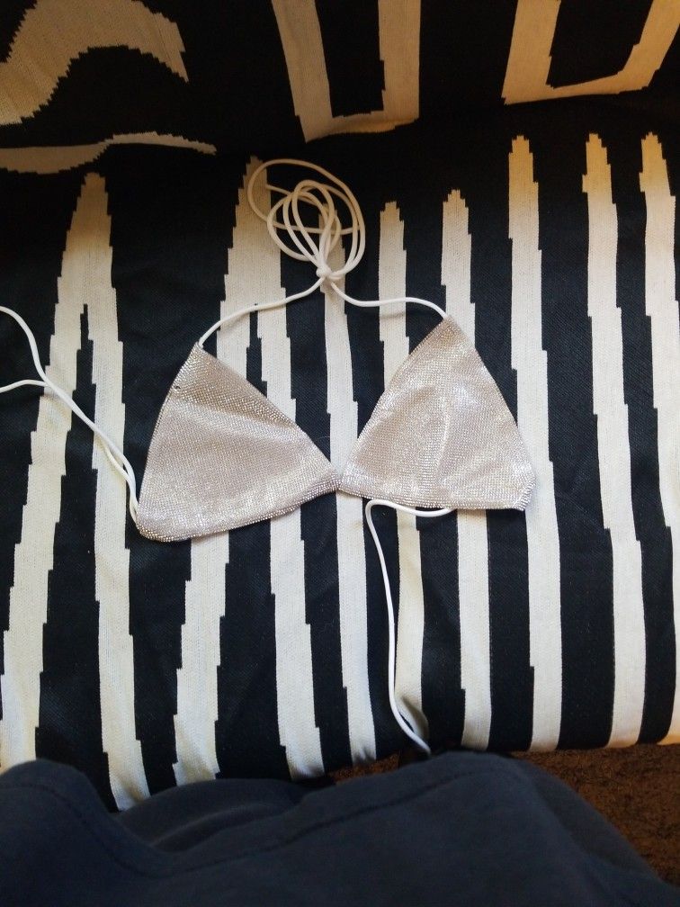 Star Of The Show Rhinestone Swimsuit Top
