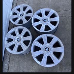 4 — 17x8 5x120 5x4.72 Stock Bmw Wheels Rims 7 Spokes !!