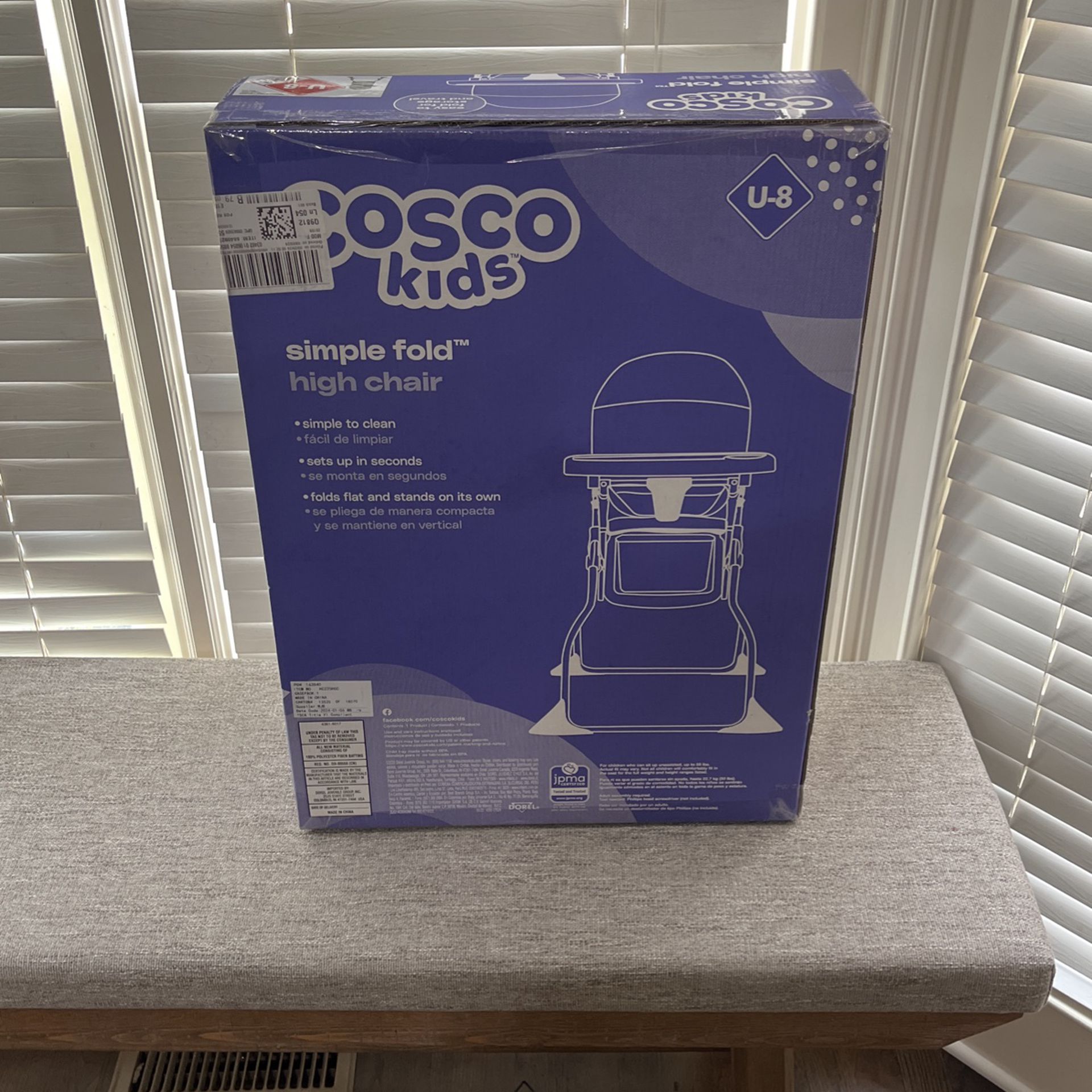 BRAND NEW COSCO BABY HIGH CHAIR