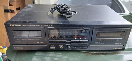 Pioneer CT-W450R Stereo Double Cassette Deck