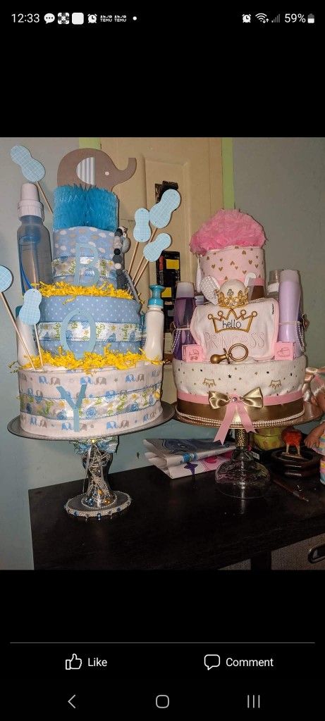 Diaper Cakes.