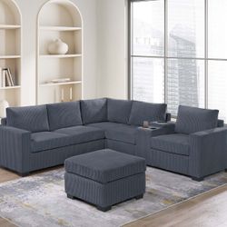 Dark And Ligh Grey Courdory Couch Free Delivery And Set up 