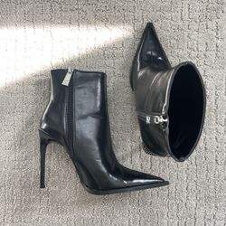 Zara Stiletto Heeled Ankle Boots