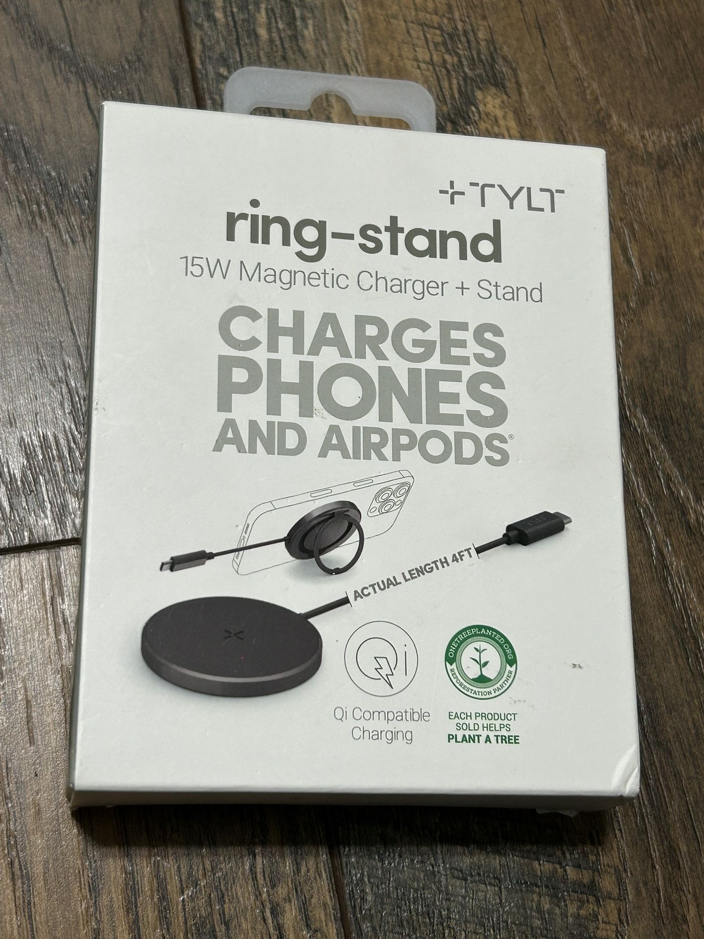 TYLT Ring-Stand 15W Magnetic Charger+ Stand. R2S