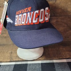 Vintage Denver Broncos Sports Specialties NFL Pro Line Sideline Snapback Hat – New With Tags