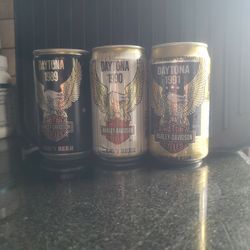 Harley Davidson Cans Unopened 