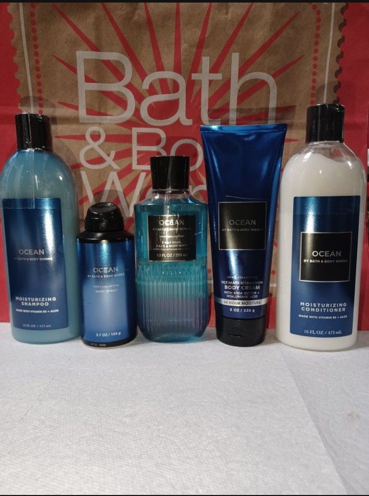 Ocean Men Set Bath &  Body Works 