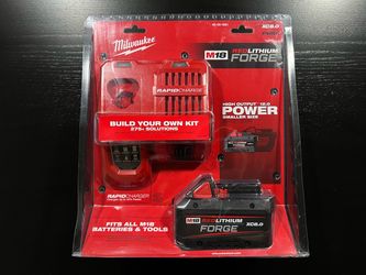 Milwaukee M18 18V Lithium-Ion REDLITHIUM FORGE 8.0 Ah Starter Kit 48-59-1881
